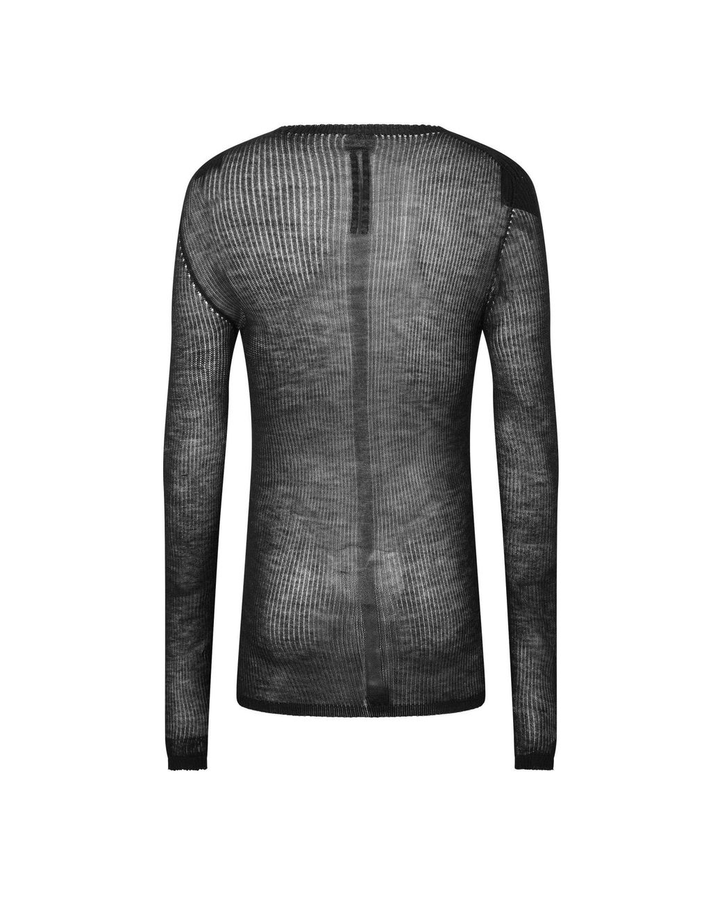 Rick Owens Gray Knitted T-Shirt for men