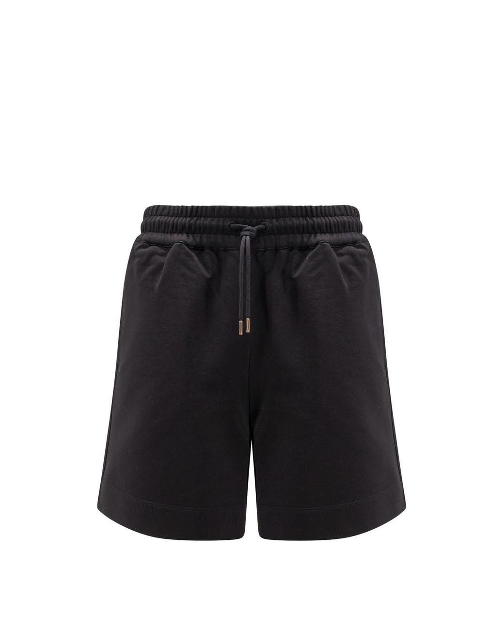 Moncler Black Cotton Track Shorts