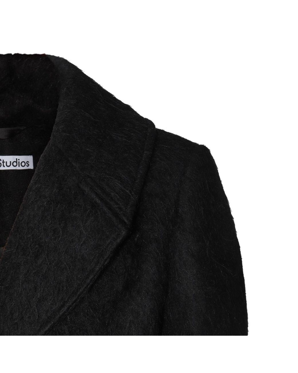 Acne Black Straight Hem Jacket