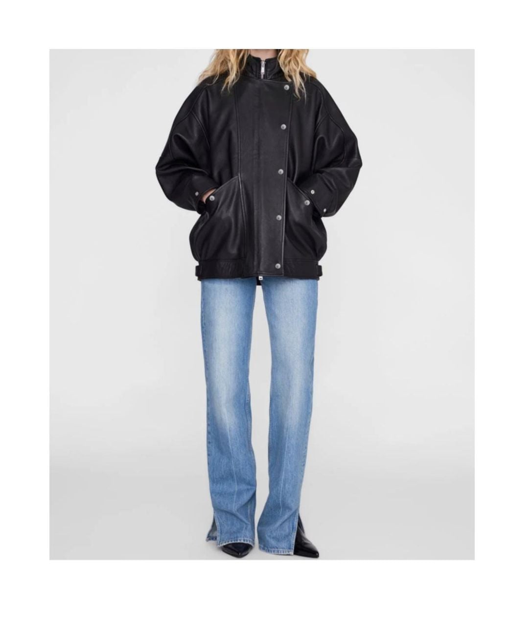 Anine Bing Black Sandy Jacket