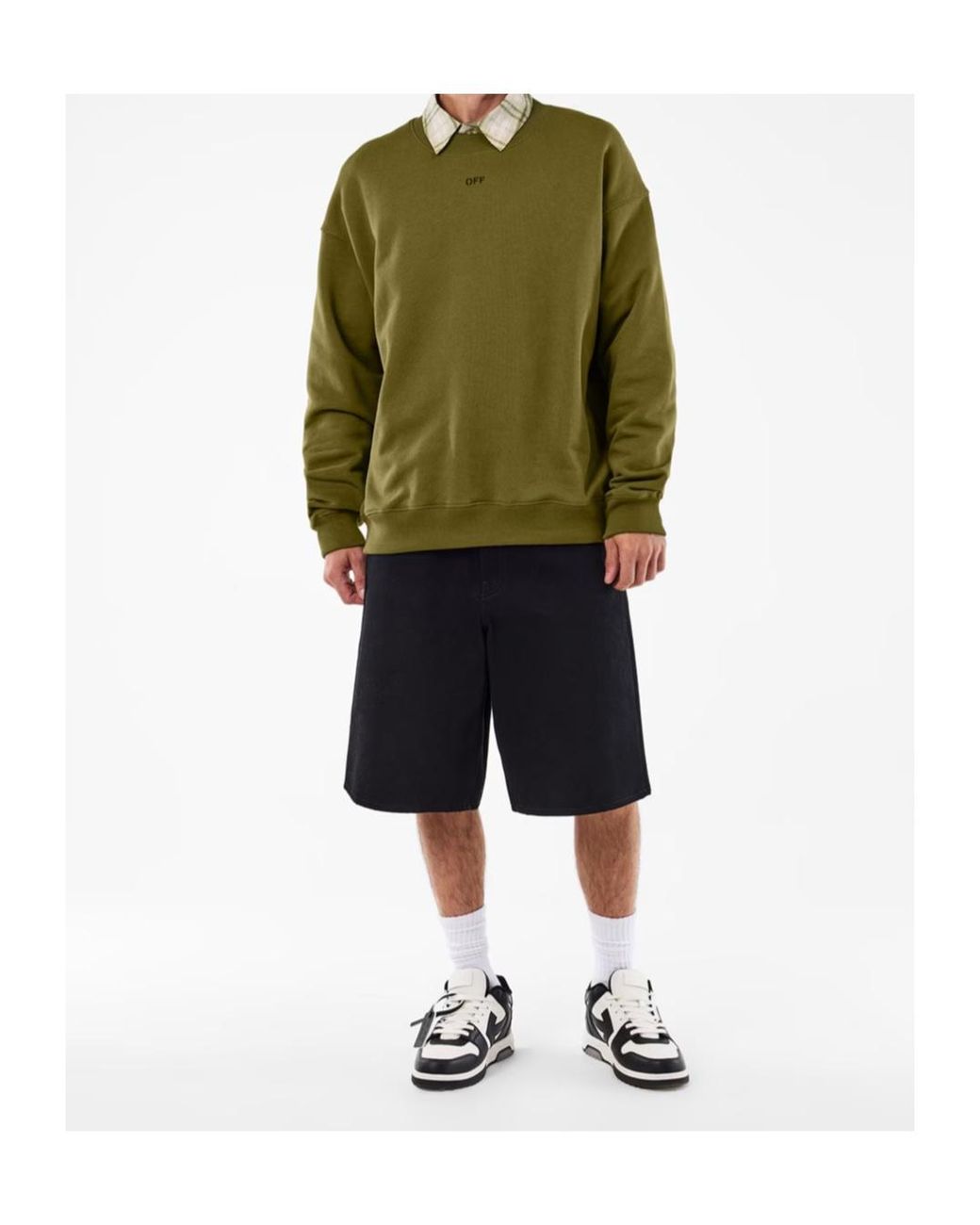 Off-White c/o Virgil Abloh Green Sweatshirt for men
