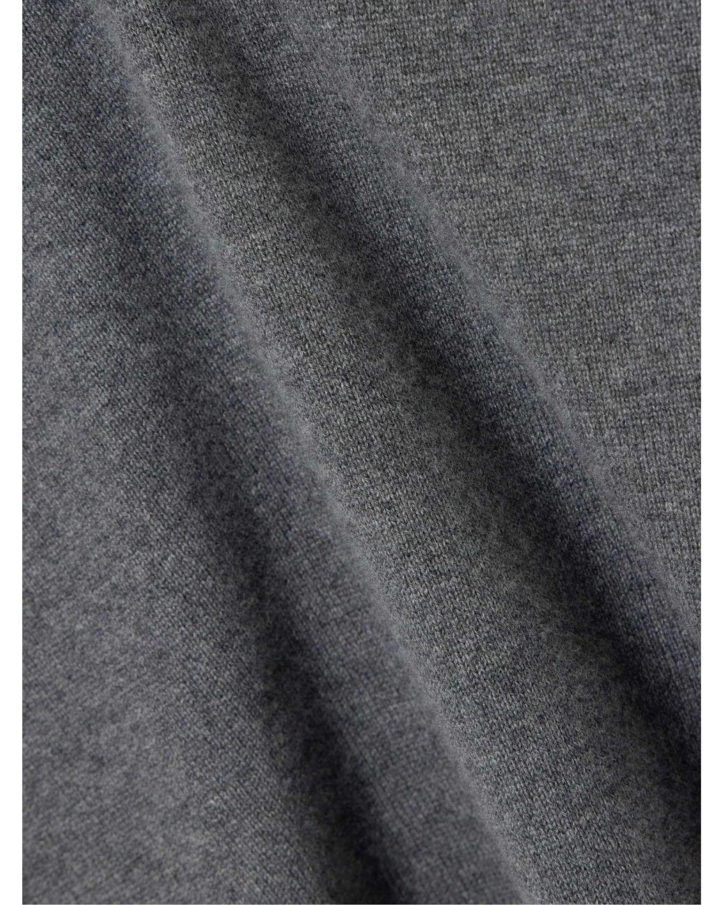 Brunello Cucinelli Gray A-Line Mid-Length Skirt