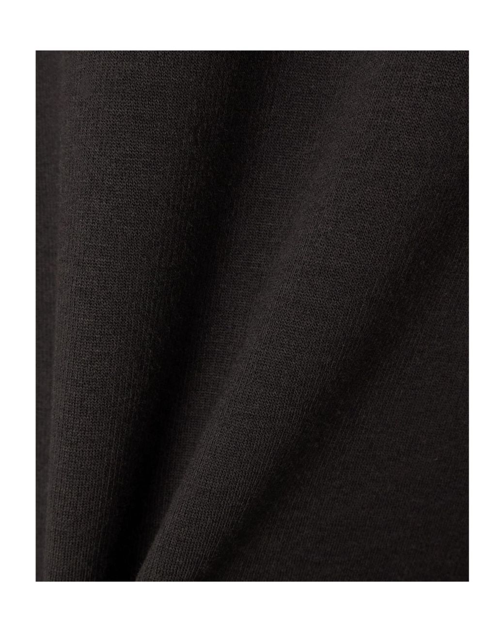 Lemaire Black Long-Sleeved Half-Zip Sweatshirt