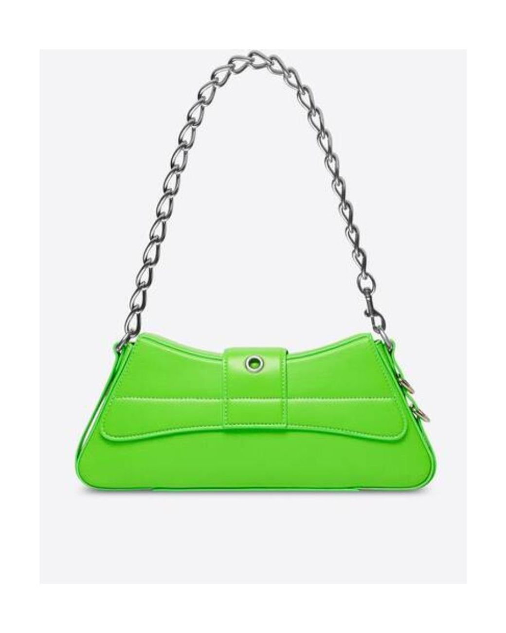 Balenciaga Green Lindsay Small Shoulder Bag With Strap