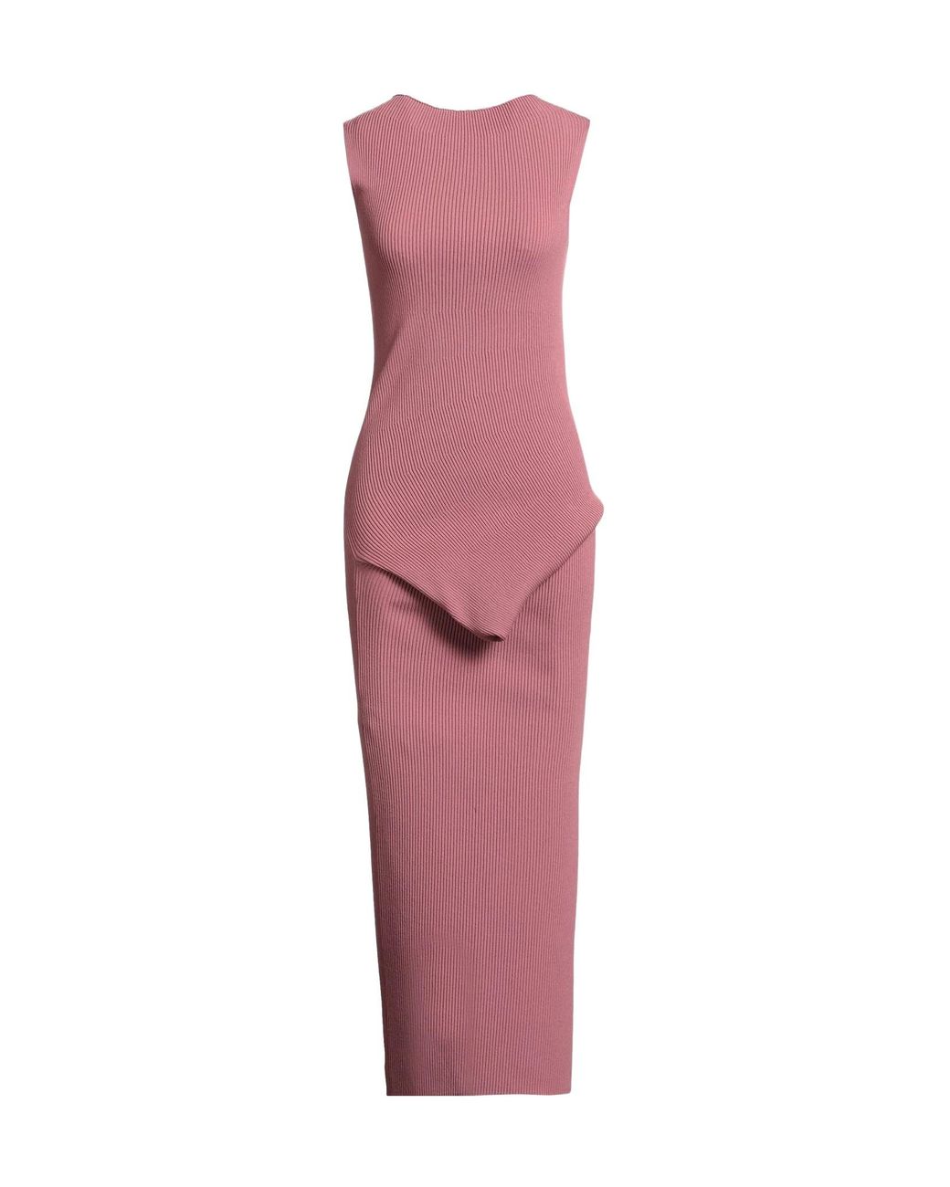Rick Owens Pink Midi Dress