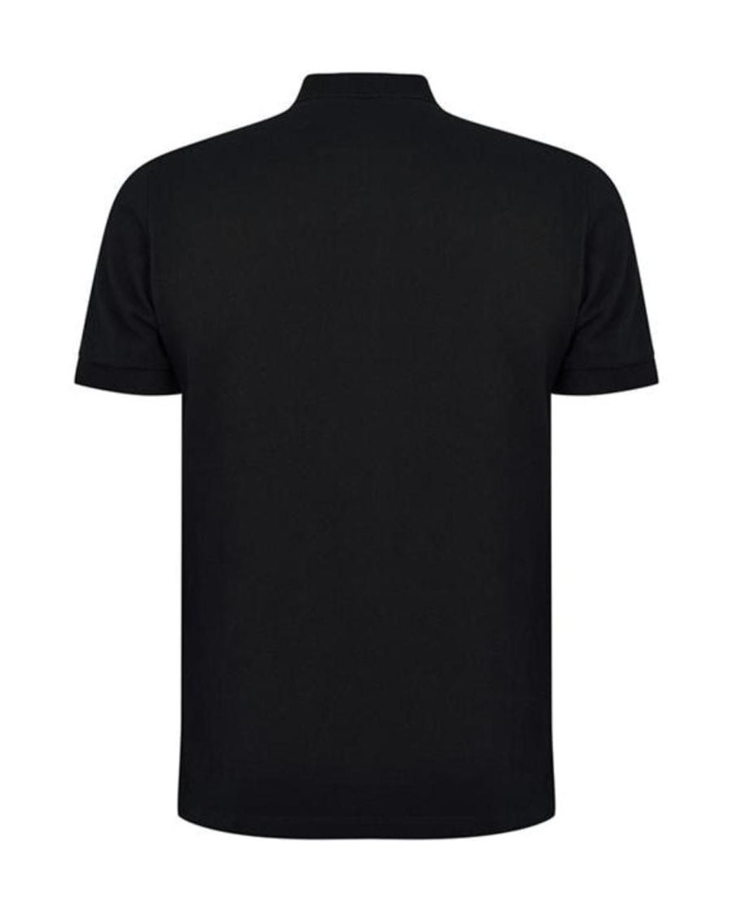 Neil Barrett Black Logo Short-Sleeved Polo Shirt for men