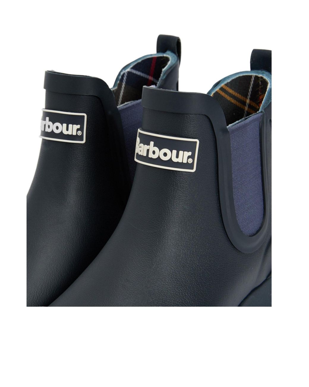 Barbour Blue Wilton Chelsea Wellington Boots
