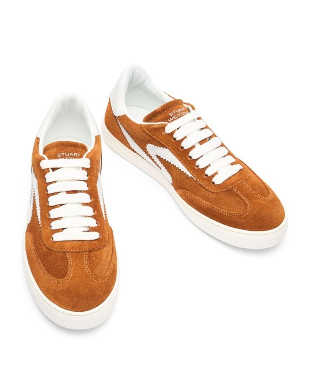 Stuart Weitzman Brown Sw Runaround Sneaker