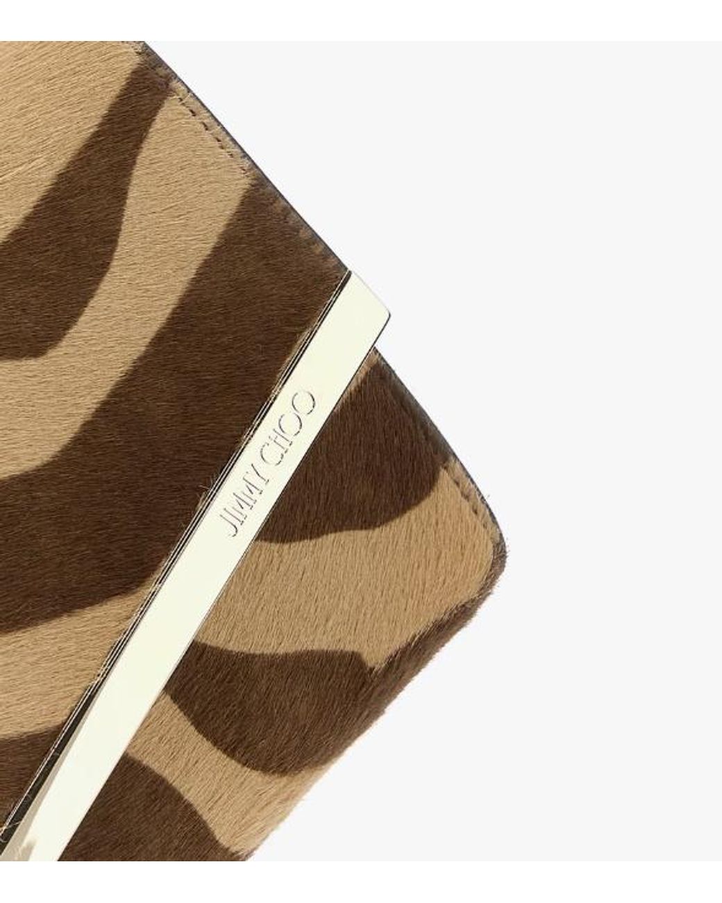 Jimmy Choo Brown Emmie Clutch