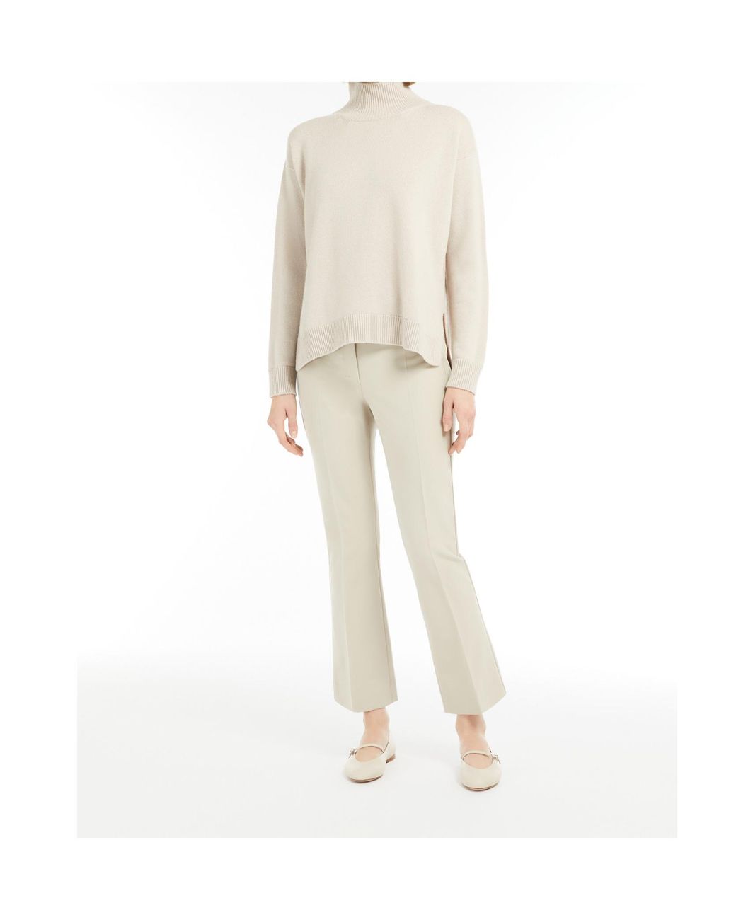 Max Mara Natural 'S Fatina Pleat Detailed Slim Fit Trousers