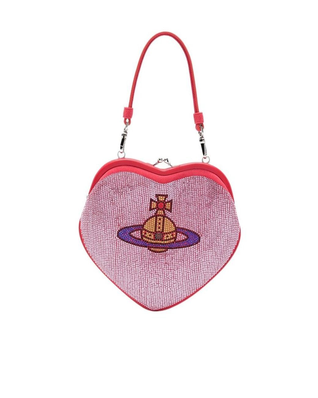 Vivienne Westwood Pink Belle Heart Frame Purse