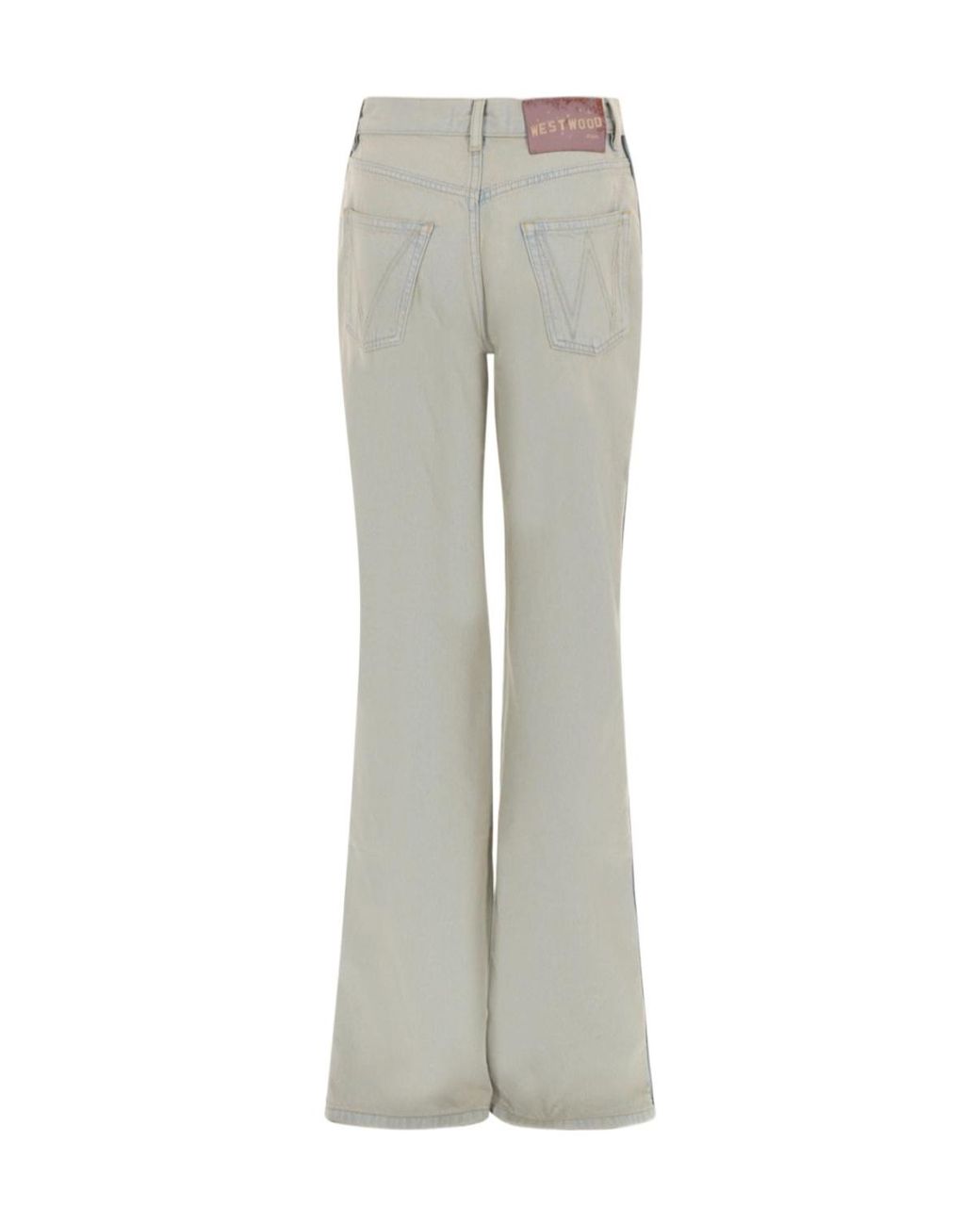 Vivienne Westwood Gray Faded-Wash Straight Leg Jeans
