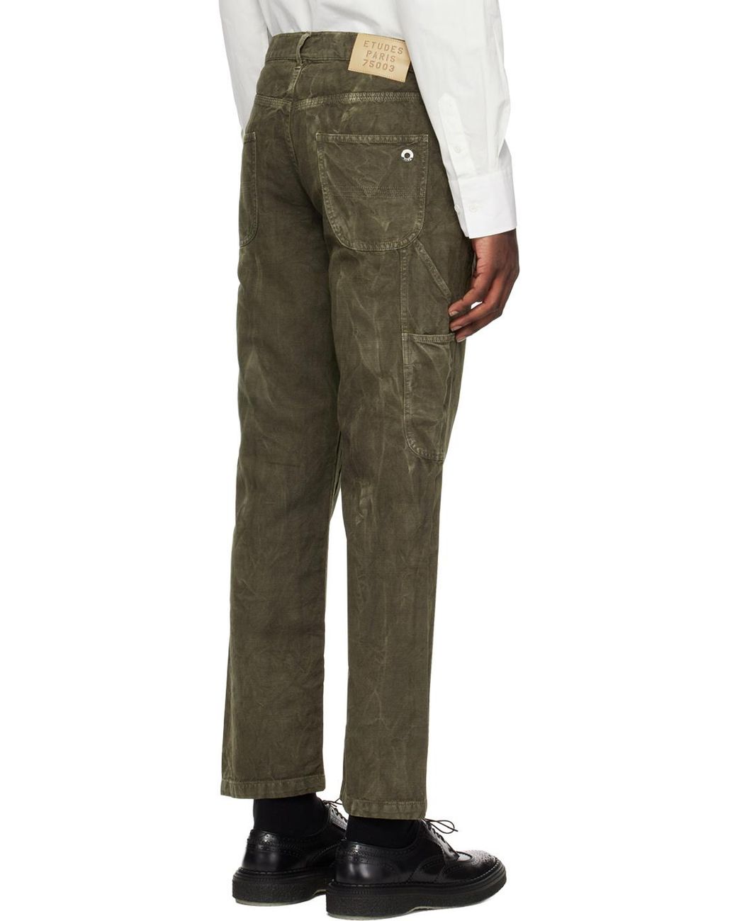Etudes Studio Green Études Studio Youth Logo Patch Jeans for men
