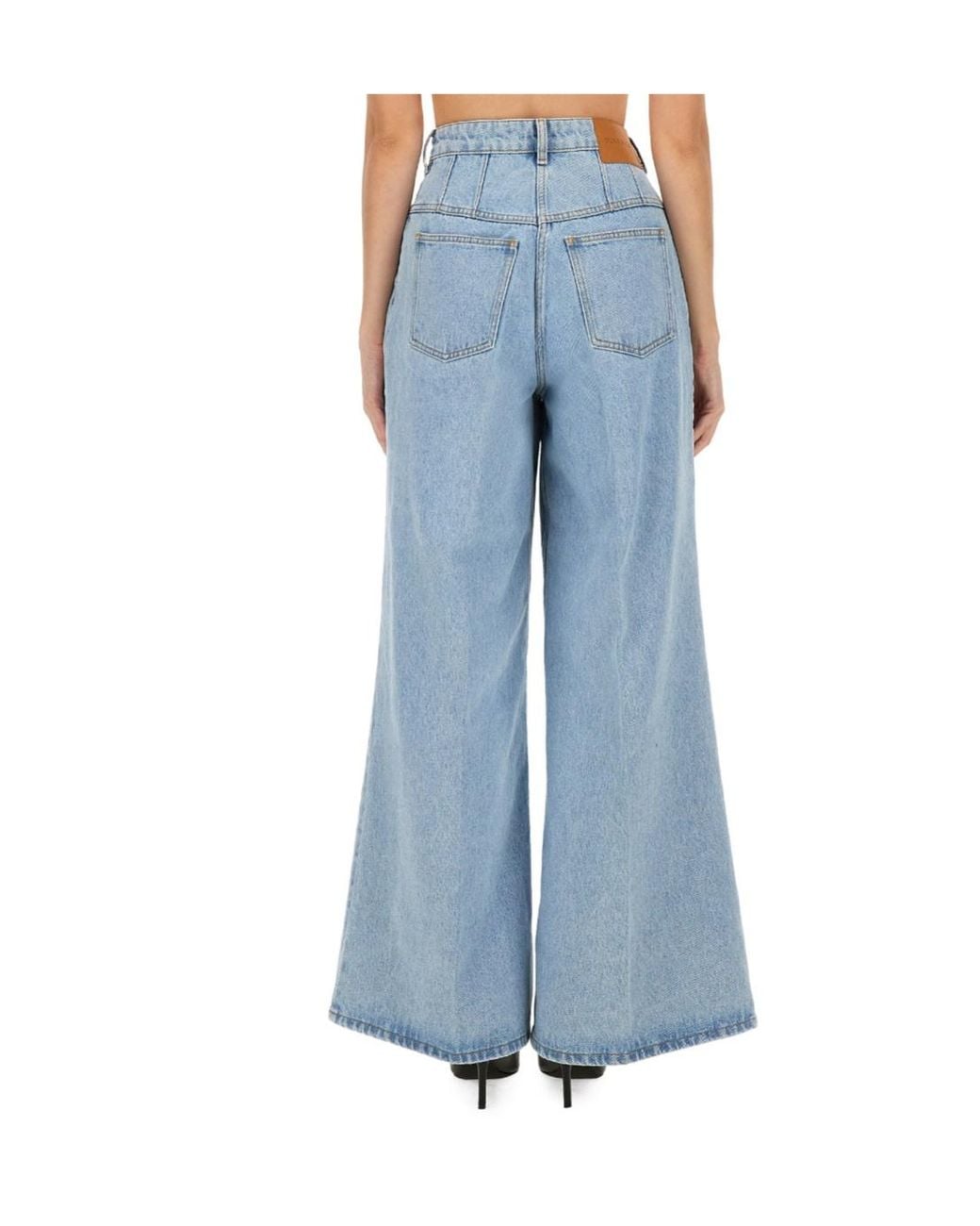 Nina Ricci Blue Wide Leg Jeans