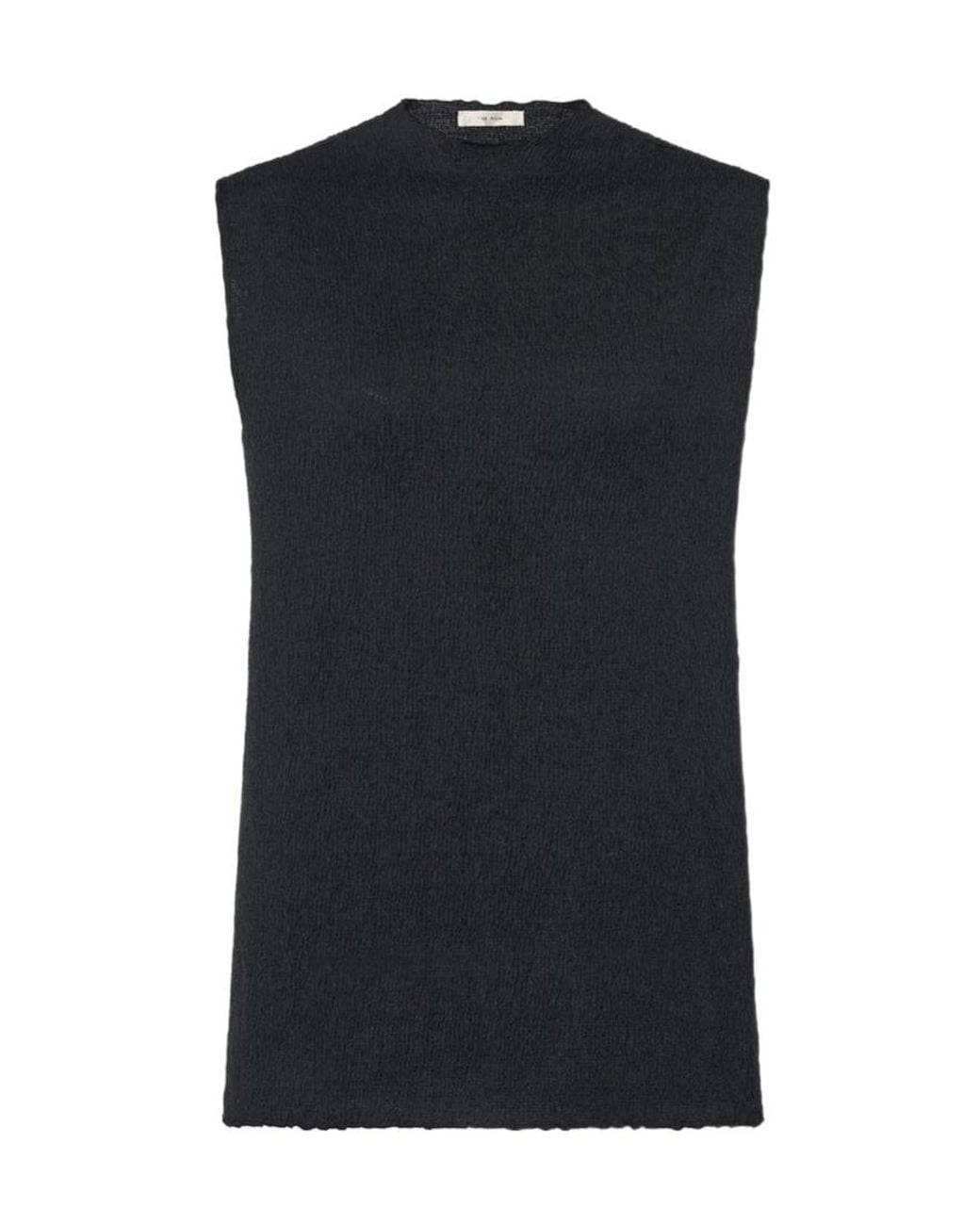 The Row Black Oakson Top