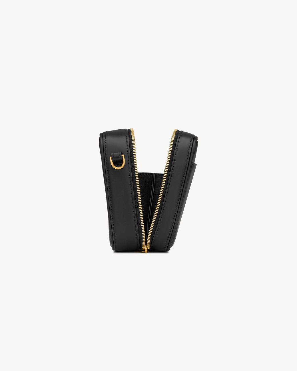 Saint Laurent Black Paris Travel Pouch for men