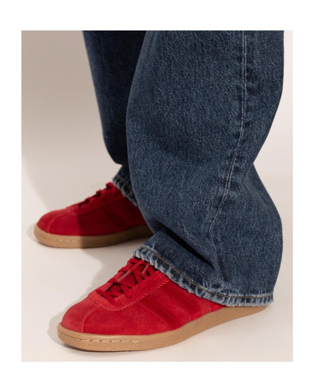 Adidas Originals Red Sports Shoes 'Tobacco'
