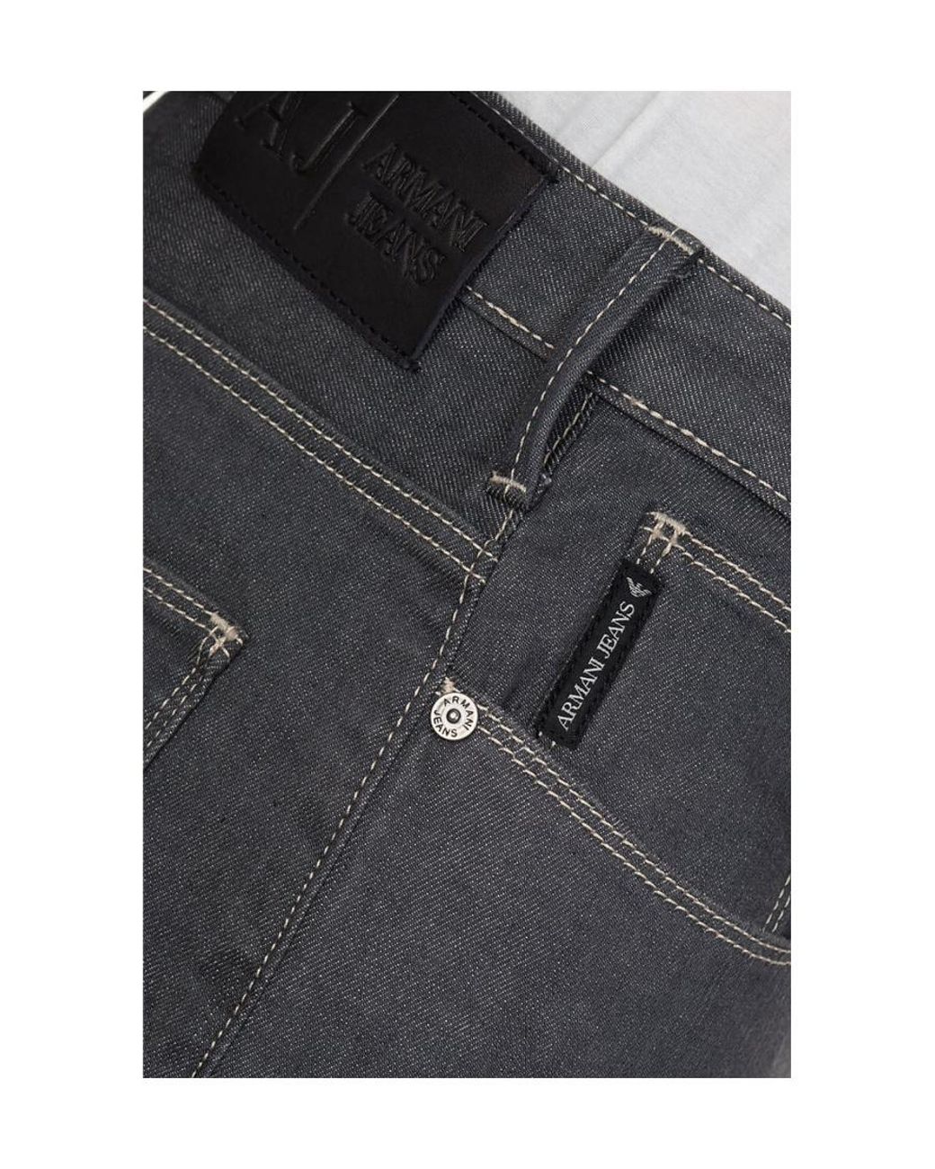 Armani Jeans Gray Logo Jeans for men