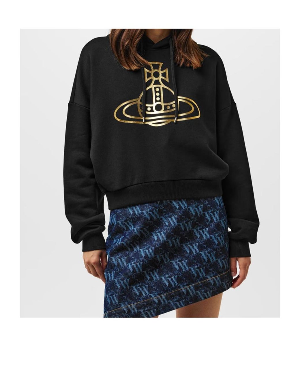 Vivienne Westwood Black Hooded Sweatshirt
