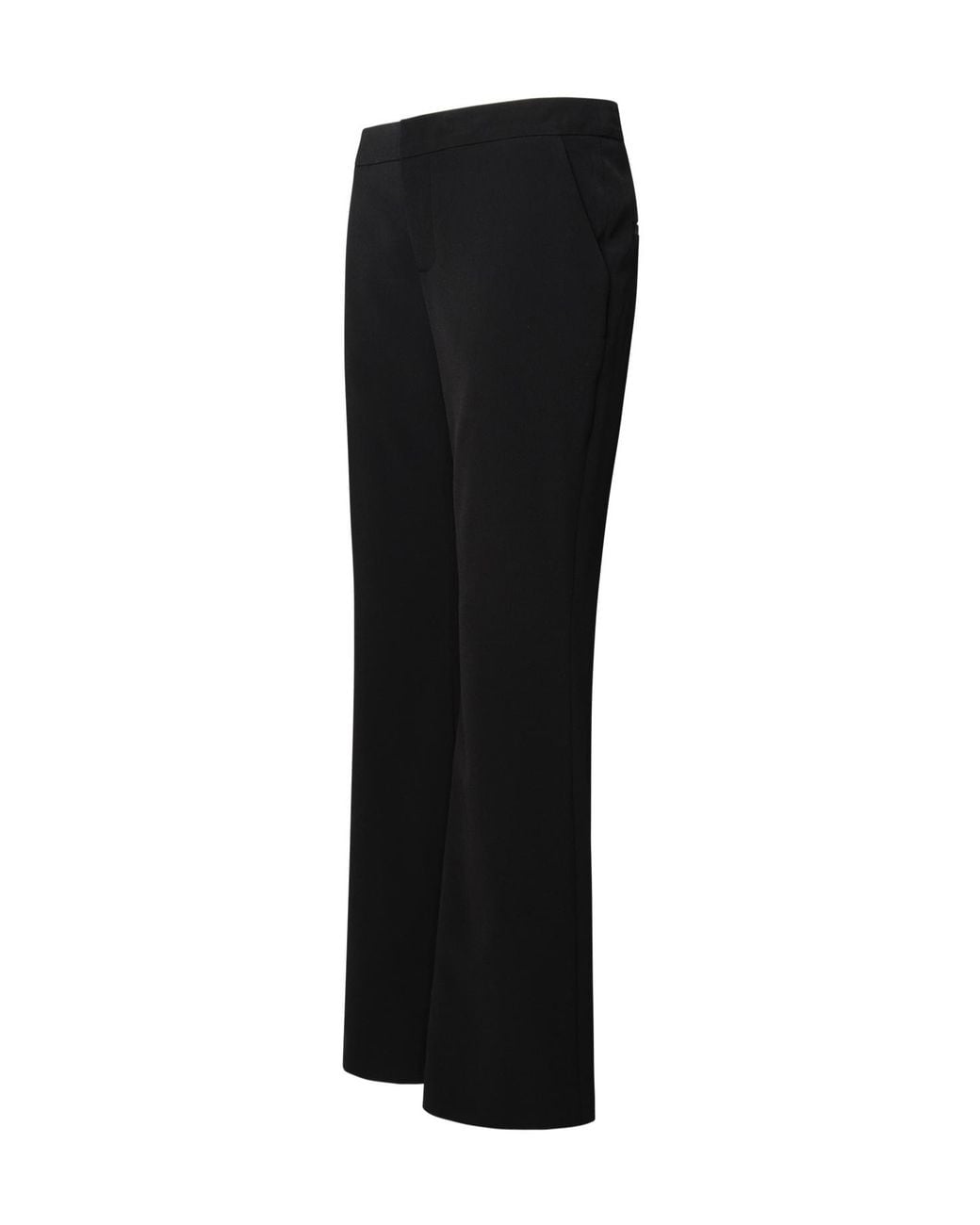Balmain Black Low-Rise Flared Trousers