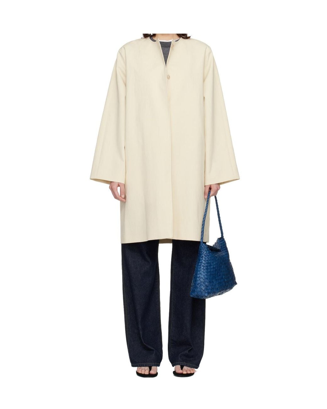 Loulou de Saison Natural Merill Buttoned Coat