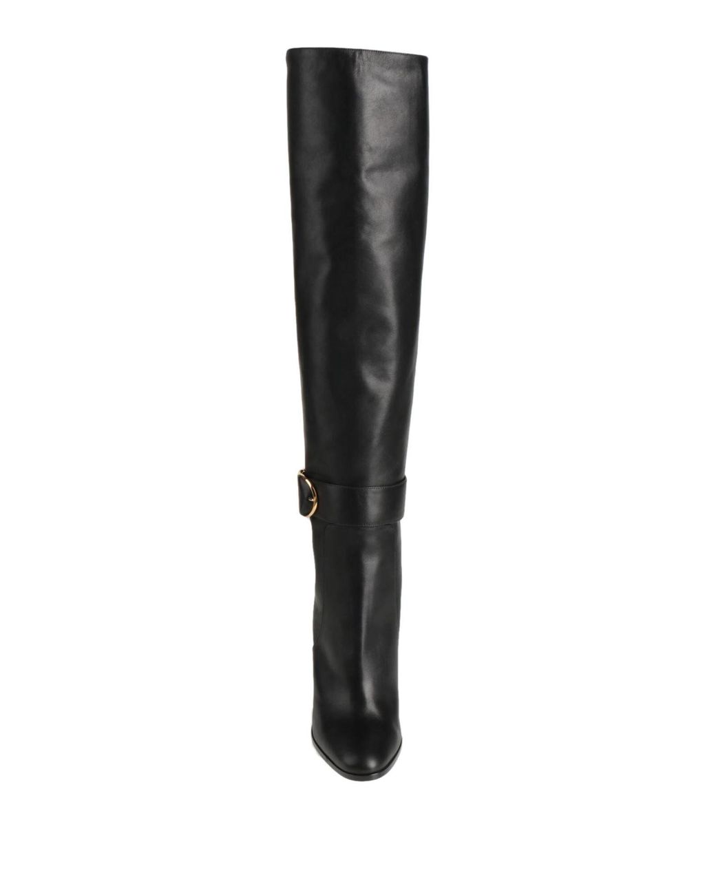 Dolce & Gabbana Black Solid Color Over-The-Knee Boots