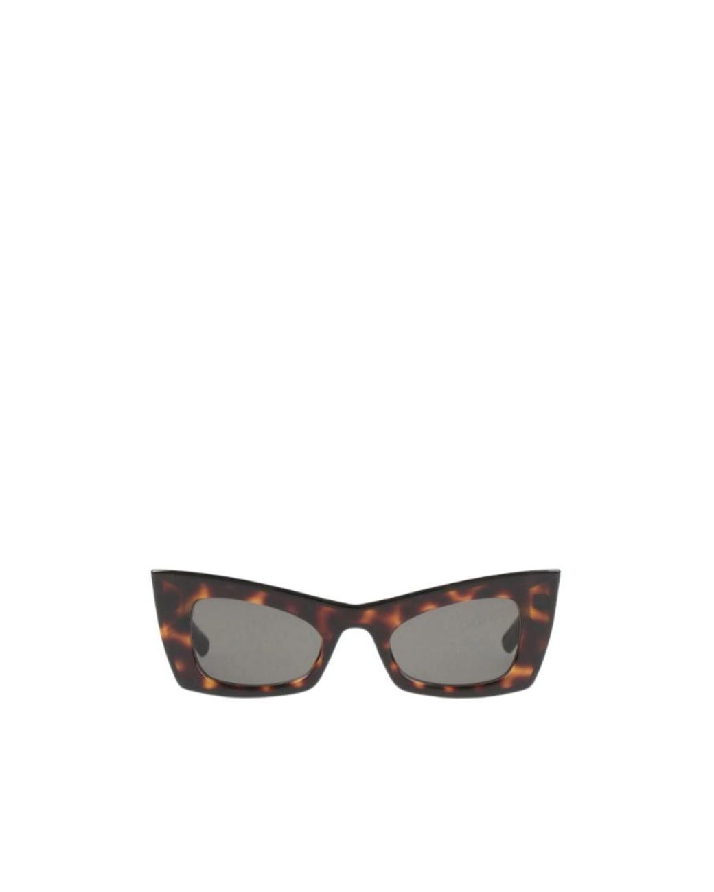 Saint Laurent Metallic Leopardprint Cateye Sunglasses
