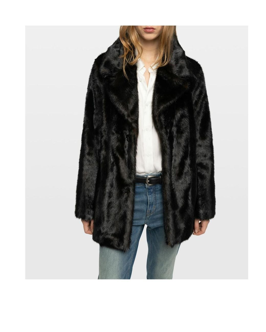Zadig & Voltaire Black Long-Sleeved Coat