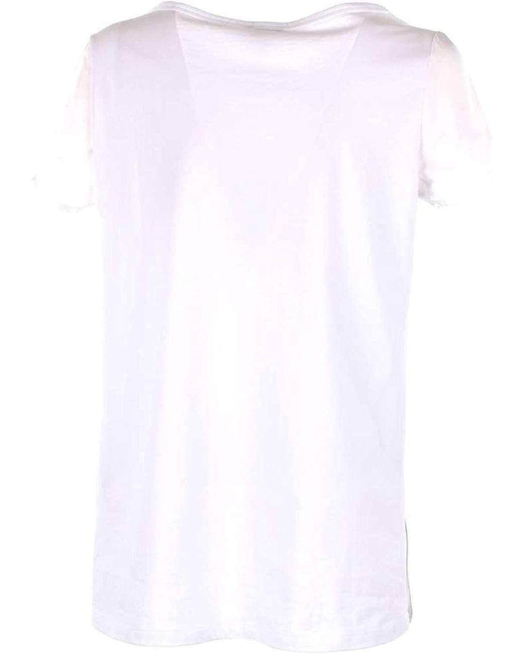 Armani Jeans Blue Crew Neck Printed T-Shirt