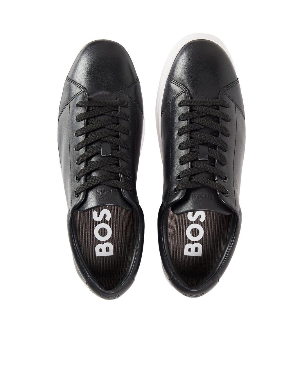 Boss Black Solid Color Sneakers for men