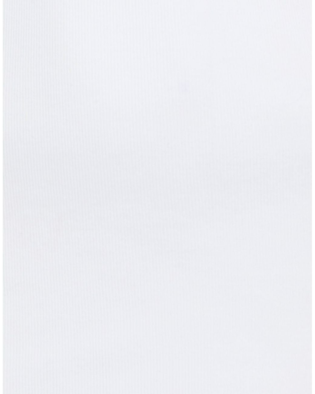 Dolce & Gabbana White Solid-Color Long-Sleeve T-Shirt