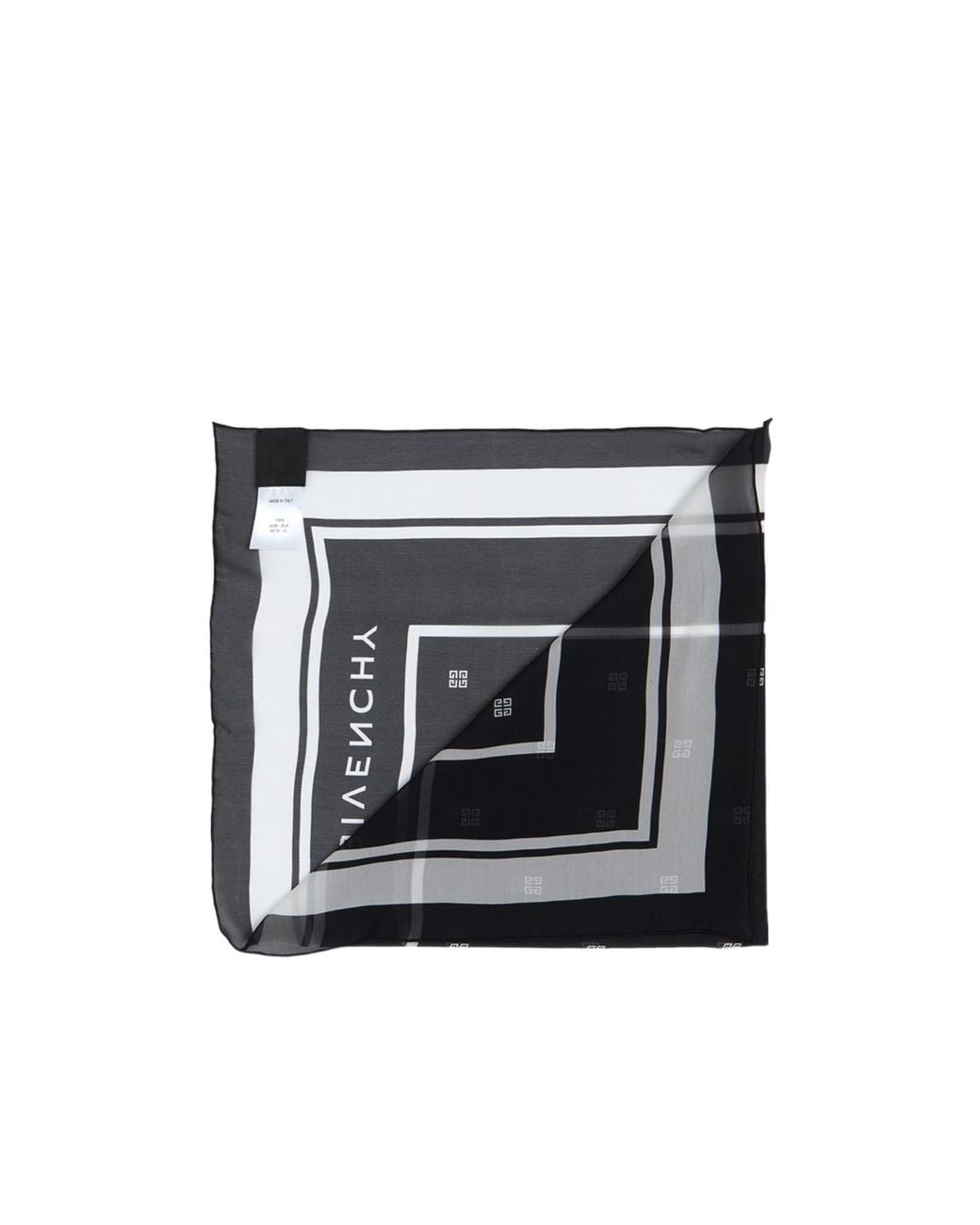 Givenchy Black Pattern Scarf