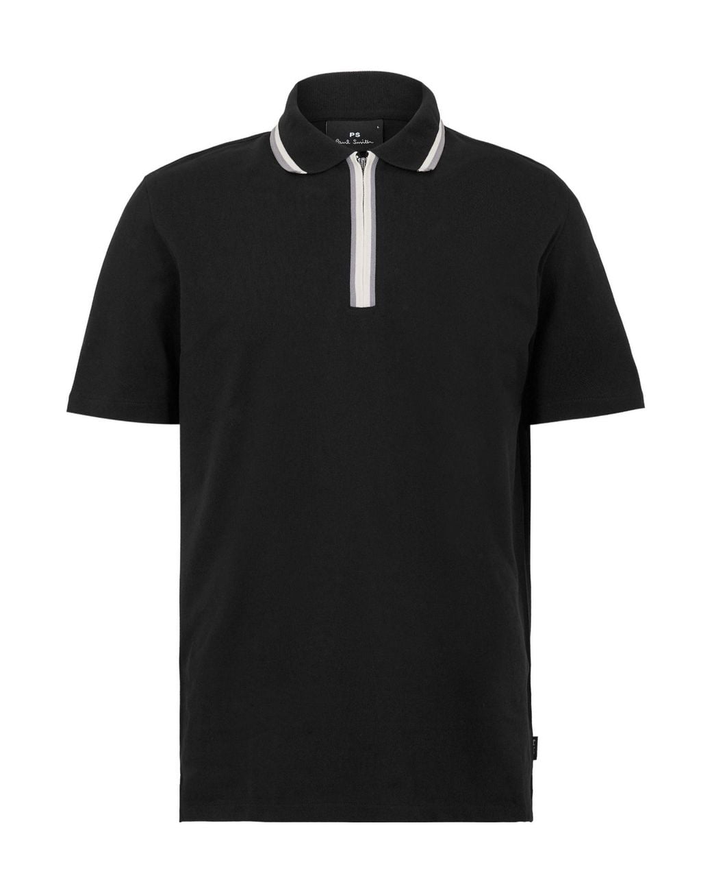Paul Smith Black Shortsleeve Polo for men
