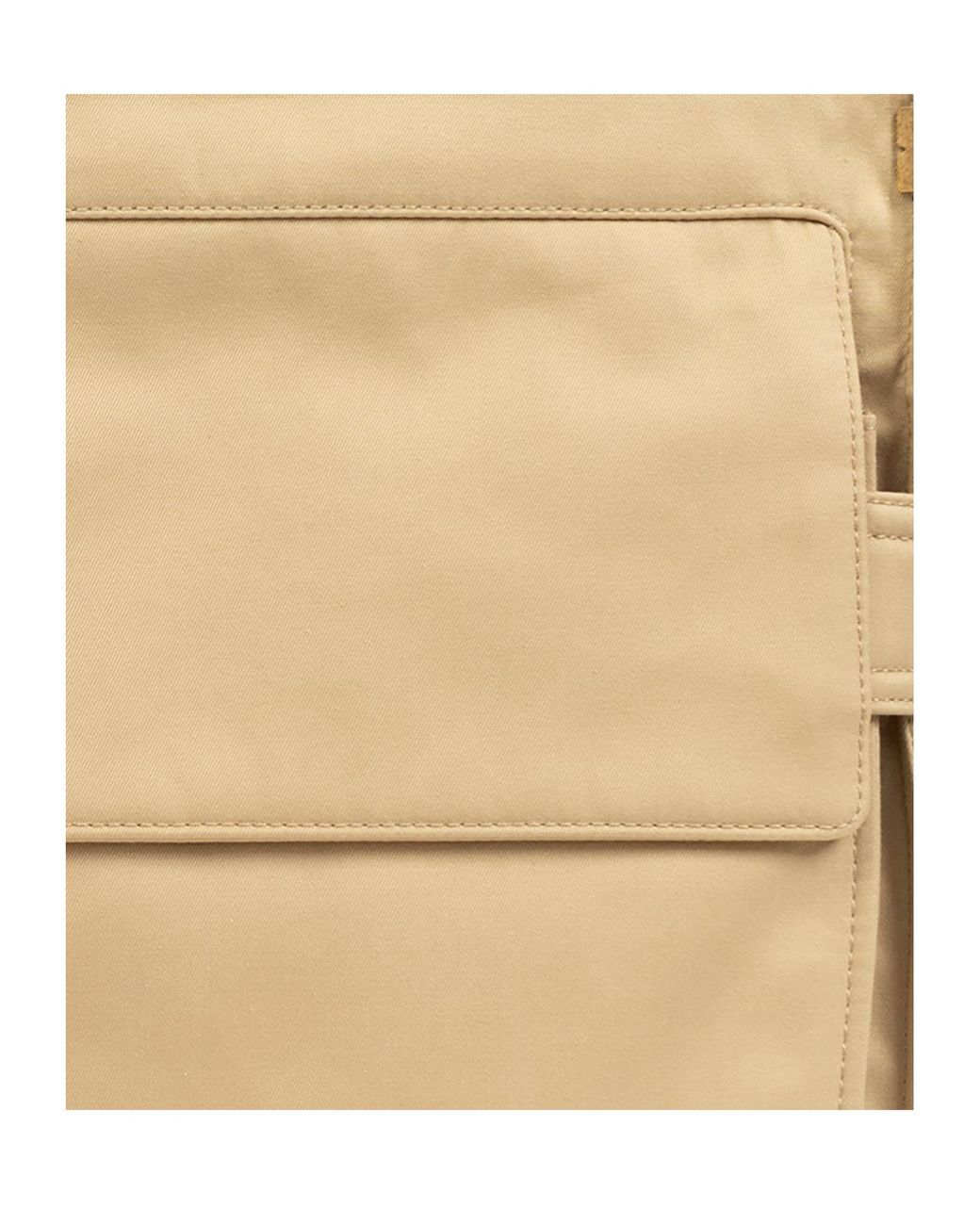 Burberry Natural Logo Embroidered Medium Trench Tote Bag for men