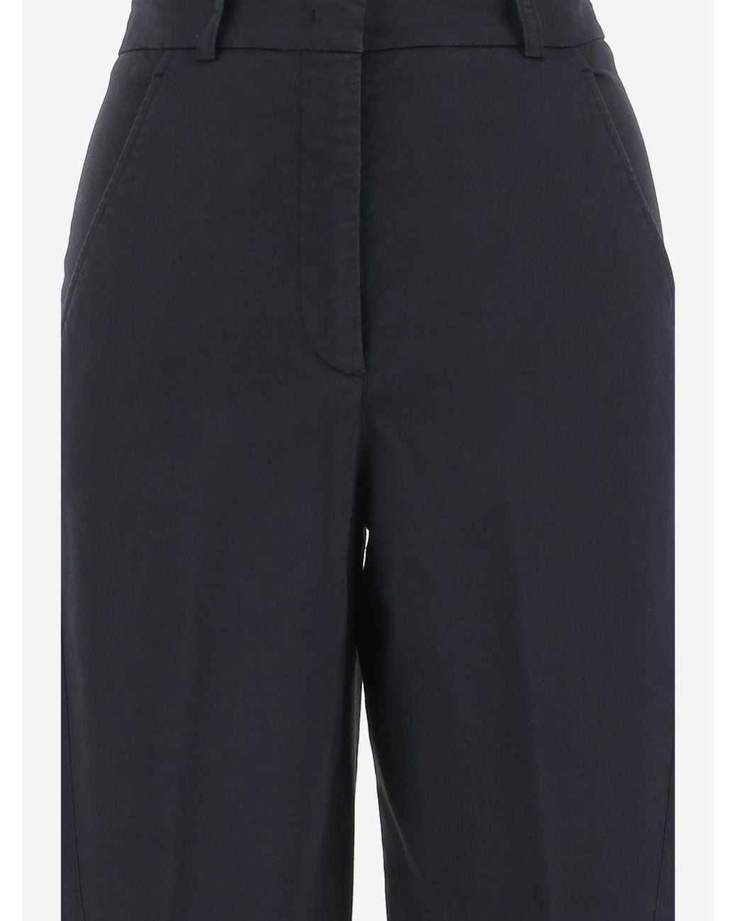 Ql2 Blue Sandrad Wide Leg Pants