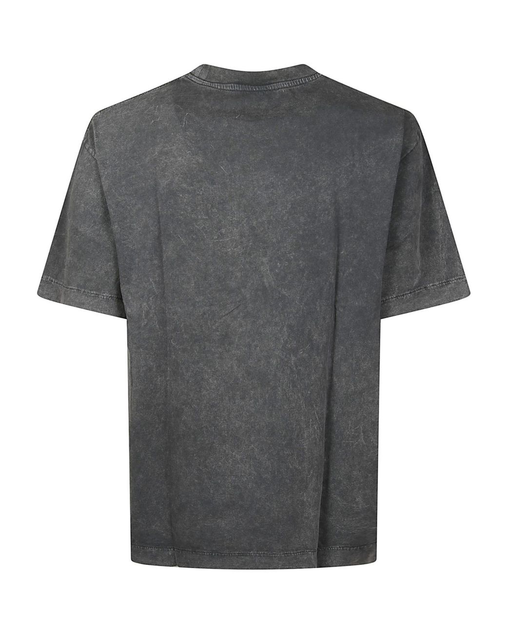 Off-White c/o Virgil Abloh Gray Racing Logo Graphic T-Shirt for men