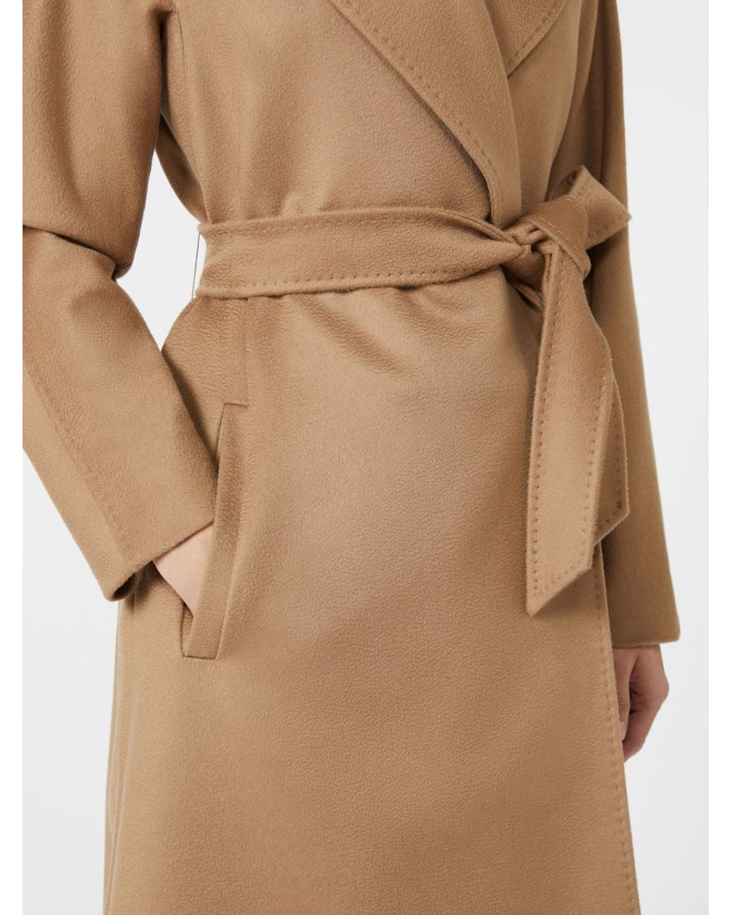 Max Mara Natural Studio Dravenna Belted Coat