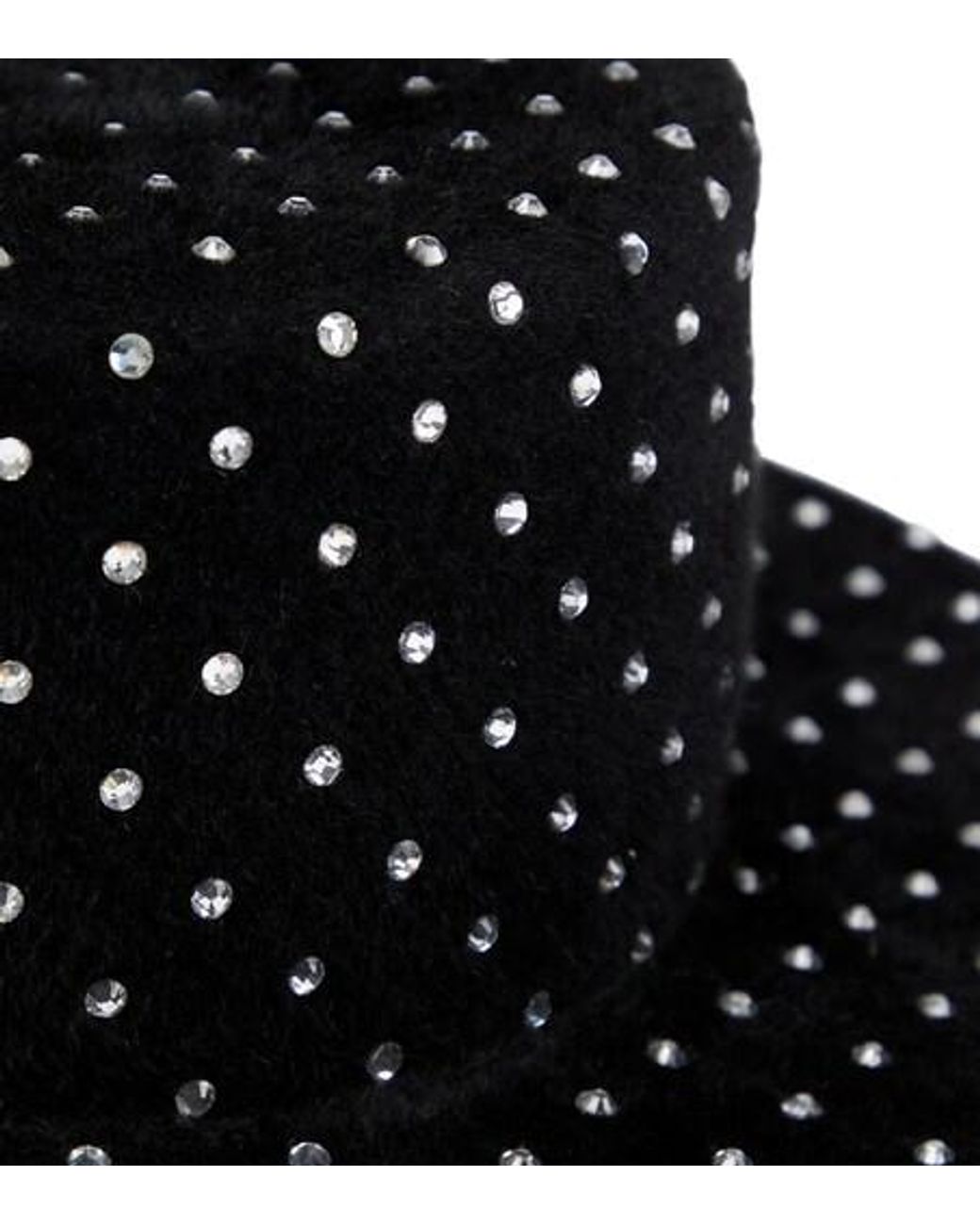 Ruslan Baginskiy White Embellished Felt Canotier Hat