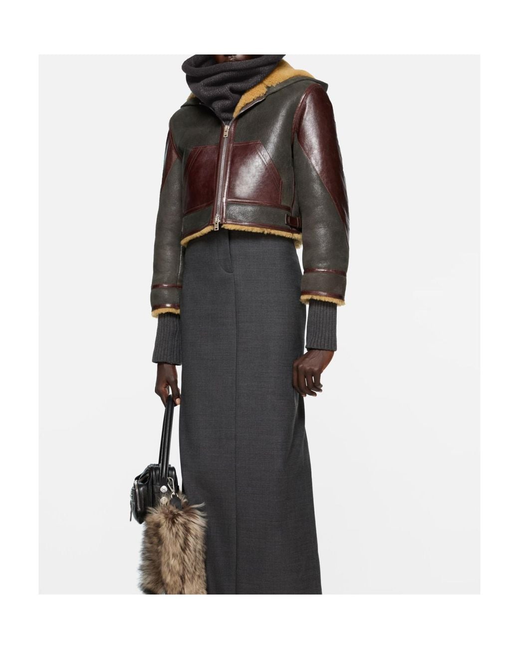 Acne Black C80232 Neck Warmer