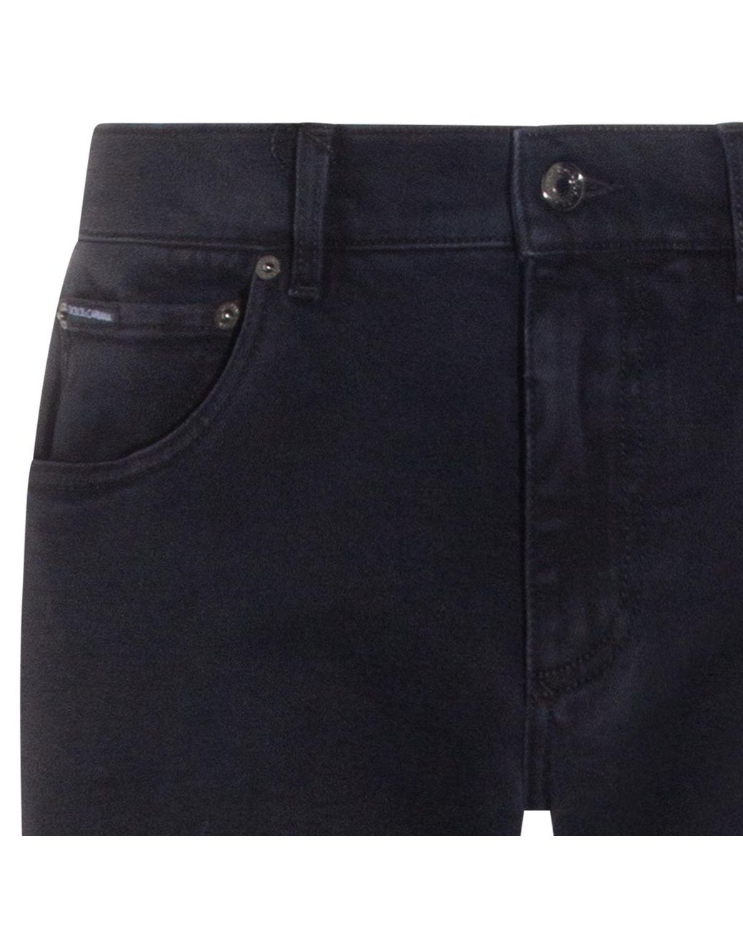 Dolce & Gabbana Blue Straight Leg Jeans for men