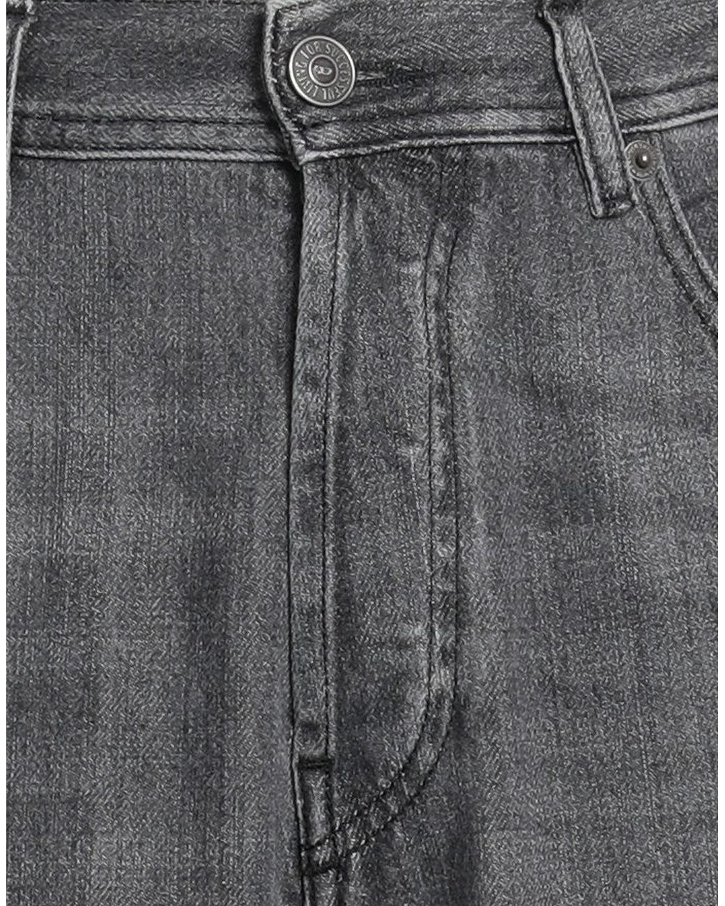 DIESEL Gray Denim Trousers