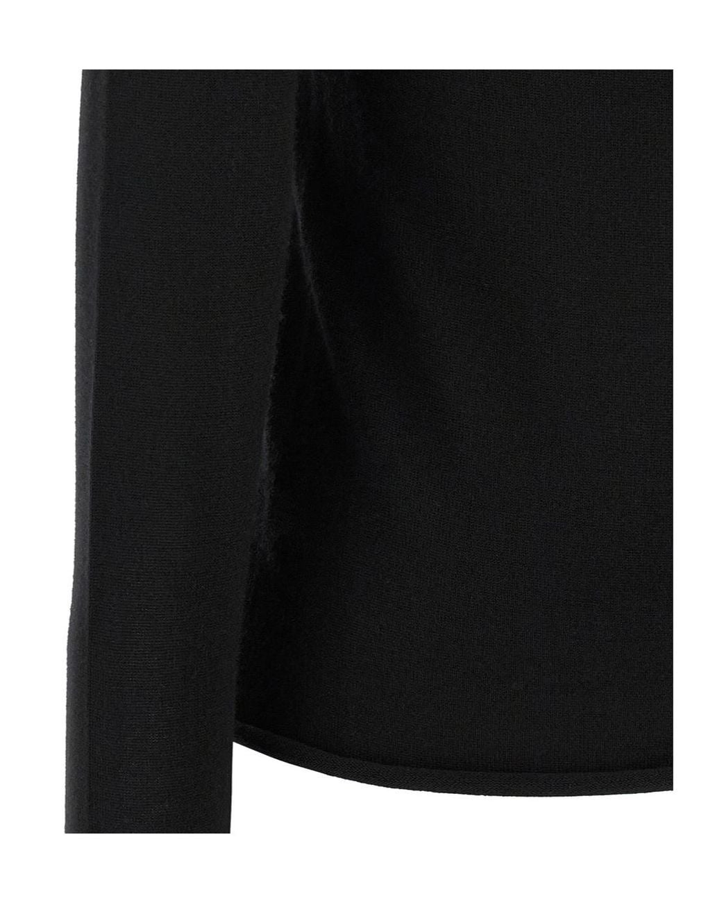 The Row Black Phaed Sweater