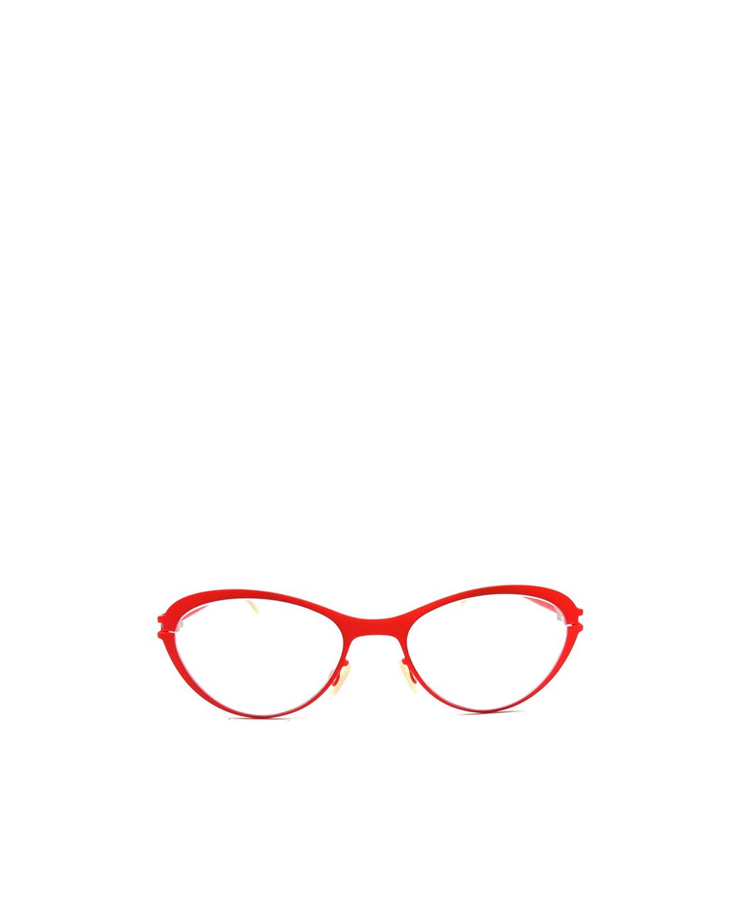 Mykita Red Kiwi Cat-Eye Glasses