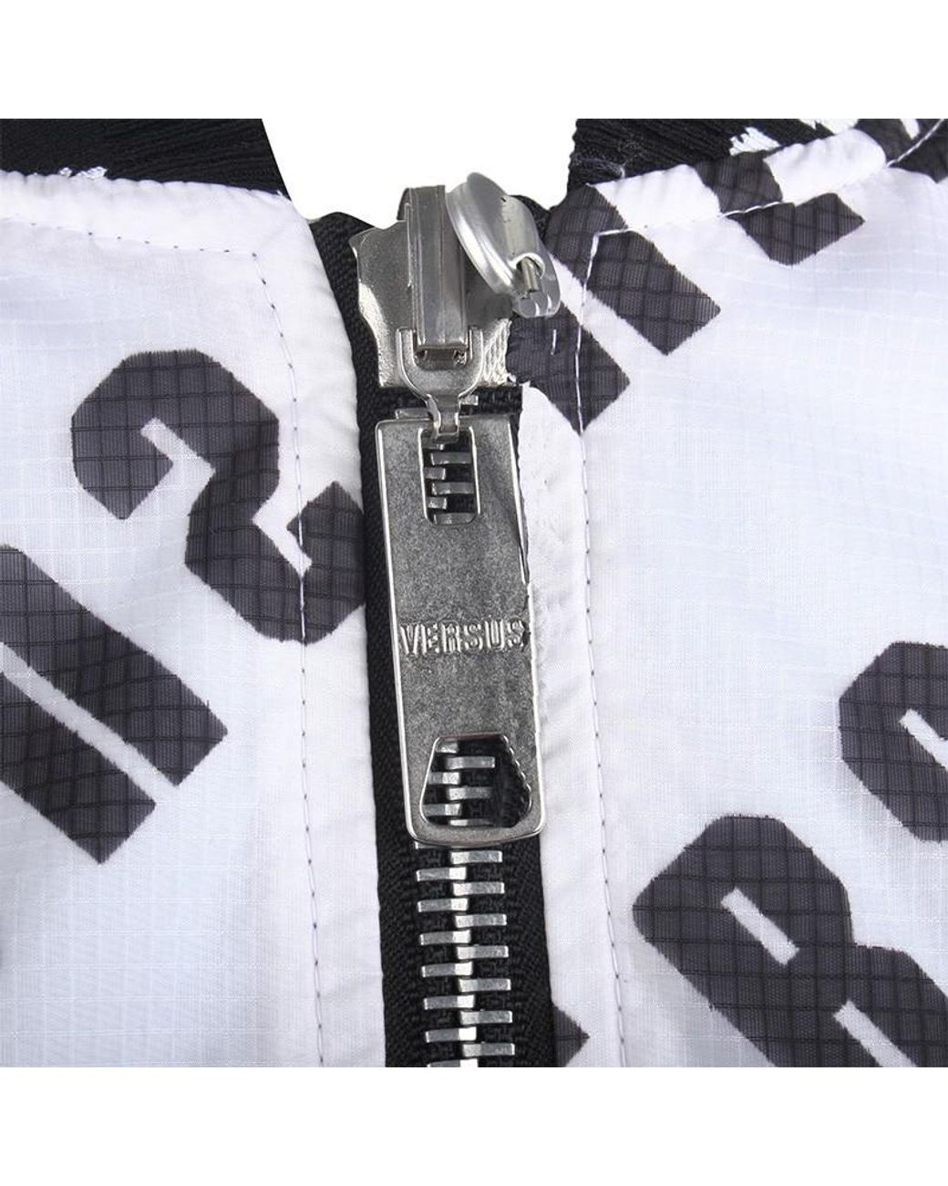 Versus  Blue Double-Sided Baseball Jacket for men