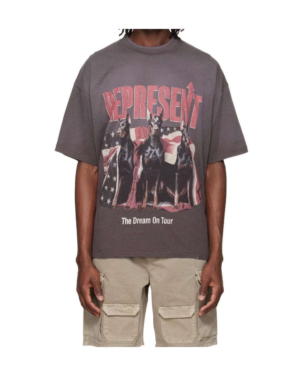 Represent Pink Dream On Tour Crew Neck T-Shirt for men