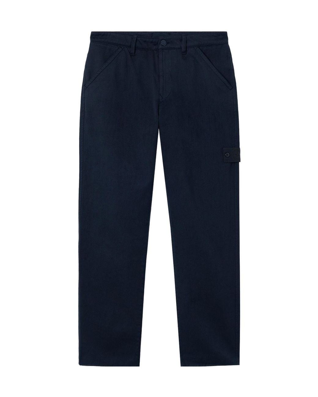 Stone Island Blue Regular-Fit Chino Pants for men