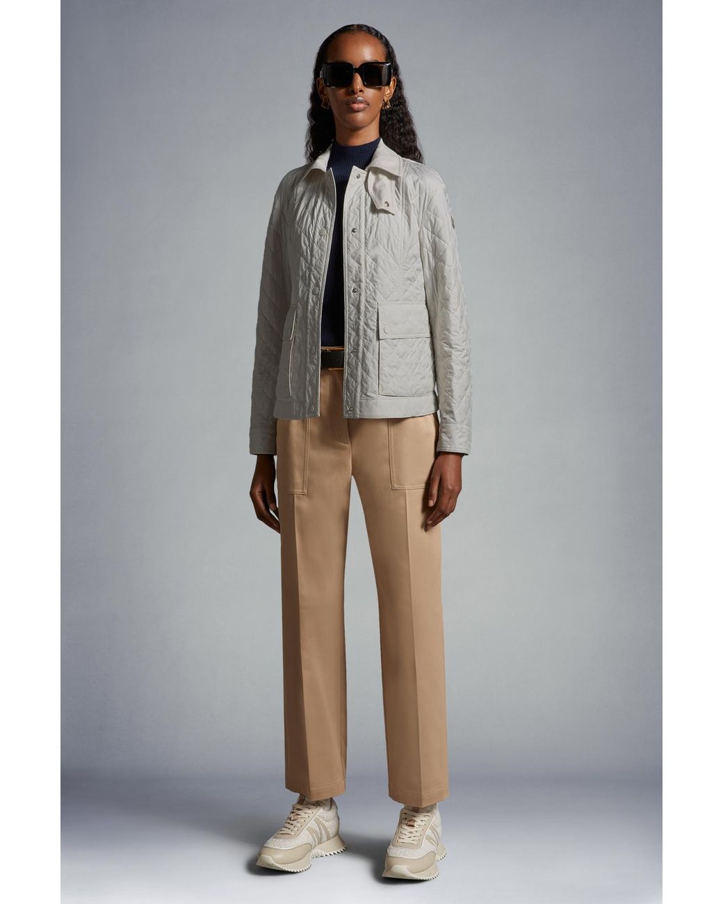 Moncler Gray Galene Padded Jacket