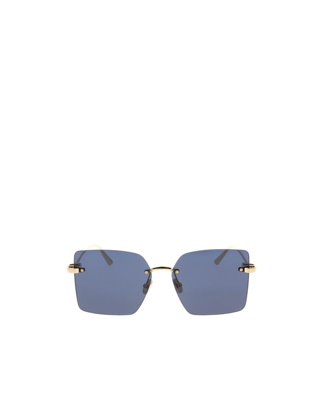 Dior Blue Eyewear C Square Frameless Sunglasses