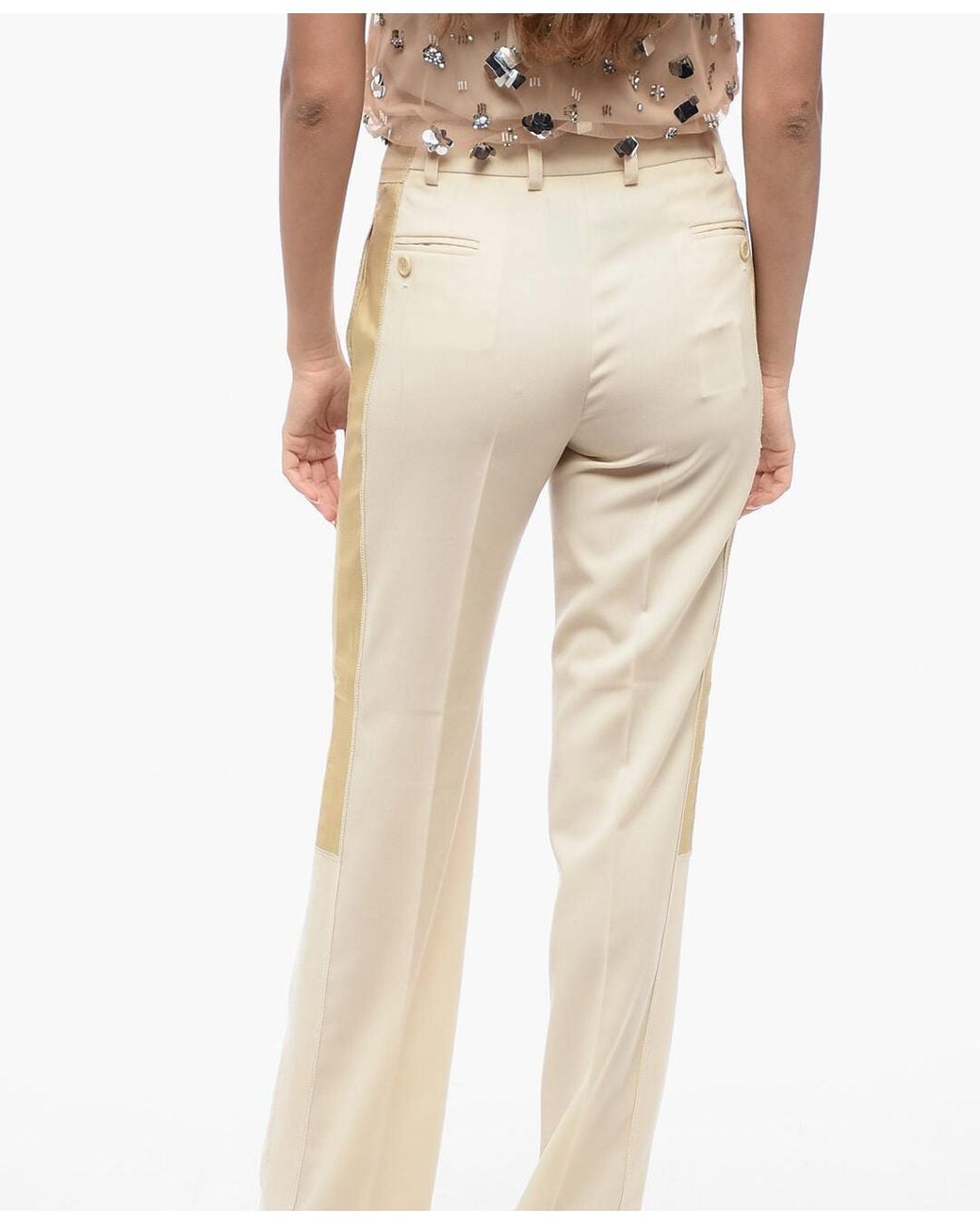 Moschino Natural Welt-Pocket Trousers