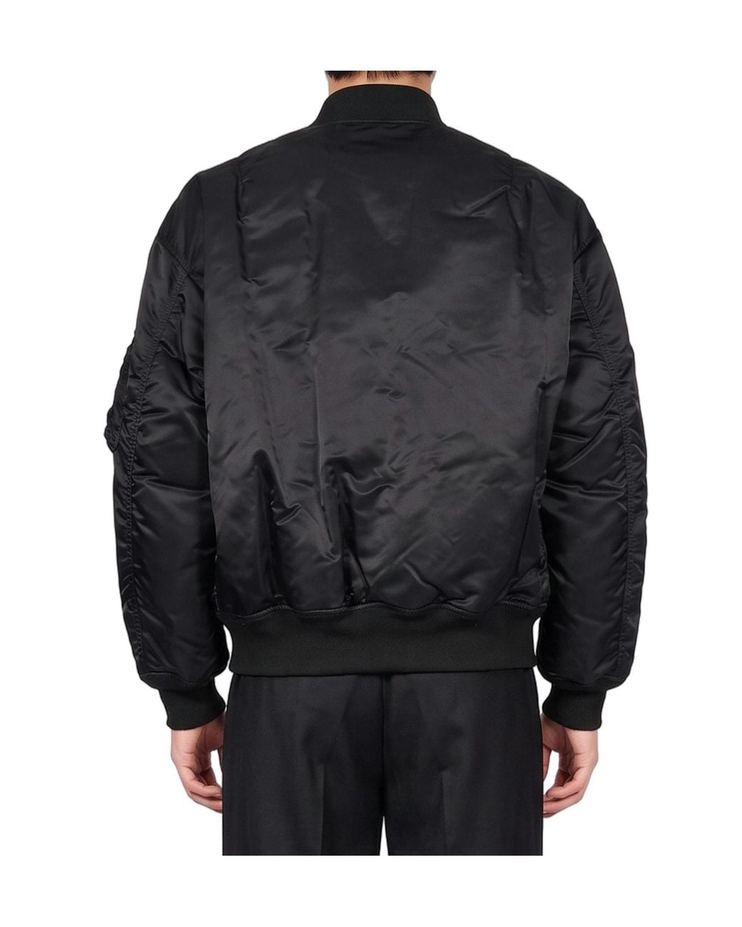 Comme des Garçons Black Homme Zip-Up Bomber Jacket for men